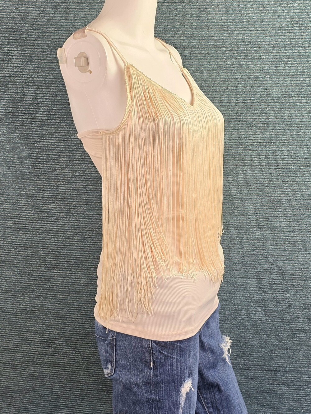 Western Boho Cowgirl Fringe Camisole Top - Picture 4 of 10